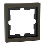 Merten Rahmen einfach mit Montagerahmen aus Metall bronze, Retail