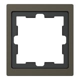 Merten Rahmen einfach mit Montagerahmen aus Metall bronze, Retail