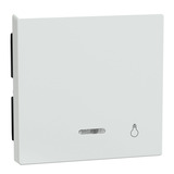 Merten Wippe Kontrollfenster Aufdruck Licht, Abdeckung weiß (glänzend), Retail