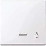 Merten Wippe Kontrollfenster Aufdruck Licht, Abdeckung weiß (glänzend), Retail
