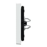 Merten Wippe für Serienschalter, zweiteilig, Thermoplast, glänzend, Klemmbefestigung, IP20 weiß (glänzend), Retail