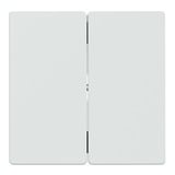 Merten Wippe für Serienschalter, zweiteilig, Thermoplast, glänzend, Klemmbefestigung, IP20 weiß (glänzend), Retail