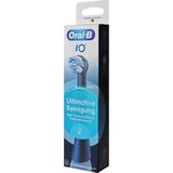  Oral-B iO Ultimative Reinigung 2er, Aufsteckbürste schwarz, Überlegene Plaque-Entfernung