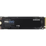 Samsung 990 EVO 1 TB , SSD PCIe 4.0 x4 / 5.0 x2, NVMe 2, M.2 2280, intern