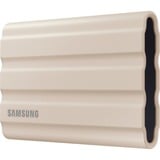 Samsung Portable SSD T7 Shield 1 TB, Externe SSD beige, USB-C 3.2 Gen 2 (10 Gbit/s), extern