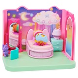 Spin Master Gabby's Dollhouse Deluxe Room Schlafzimmer , Spielfigur mit Kuschelkatze Pillow Cat-Figur