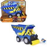Spin Master Rubble & Crew - Premium Baufahrzeug, Spielfahrzeug  mit Kippmulde, Planierwalze, Lichtern und Geräuschen und Wheeler-Figur