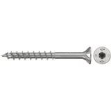 fischer Spanplattenschraube PowerFast II 5,0x70 Senkkopf TX 100 Stück, mit Teilgewinde, Edelstahl A2