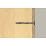 fischer Spanplattenschraube PowerFast II 5,0x70 Senkkopf TX 100 Stück, mit Teilgewinde, Edelstahl A2