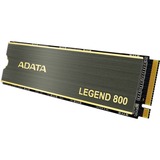 ADATA LEGEND 800 500 GB, SSD grau/gold, PCIe 4.0 x4, NVMe 1.4, M.2 2280