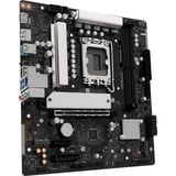 ASRock B860M-X, Mainboard schwarz/silber