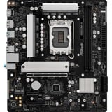 ASRock B860M-X, Mainboard schwarz/silber