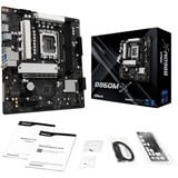 ASRock B860M-X, Mainboard schwarz/silber