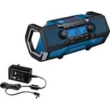 Bosch GPB 18V-2 C, Baustellenradio blau, Klinke, Bluetooth, FM