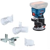 Bosch Professional Akku-Kantenfräse GKF 18V-8 Professional solo, 18Volt, Oberfräse blau/schwarz, ohne Akku und Ladegerät