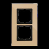 Busch-Jaeger Rahmen zwei-fach gold, Retail