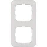 Busch-Jaeger Rahmen zwei-fach, Designlinie Reflex SI, Unterputzmontage, Kunststoff, glänzend weiß (glänzend), Retail