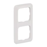 Busch-Jaeger Rahmen zwei-fach, Designlinie Reflex SI, Unterputzmontage, Kunststoff, glänzend weiß (glänzend), Retail