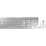 CHERRY DW 9100 SLIM, Desktop-Set weiß/silber, DE-Layout, Cherry SX-Scherentechnologie