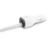 DICOTA Laptop Auto-Ladegerät Universal PRO weiß, USB-A, USB-C