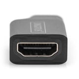 Digitus 4K USB Adapter, USB-C Stecker > HDMI A Buchse schwarz, 4K @ 30HZ