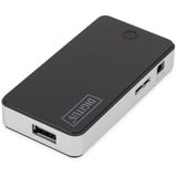 Digitus 4-Port USB 3.0 Hub, USB-Hub schwarz