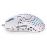 ENDORFY LIX Plus Onyx White, Gaming-Maus weiß/grau