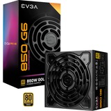 EVGA SuperNOVA 850 G6, PC-Netzteil schwarz, 6x PCIe, Kabel-Management, 850 Watt