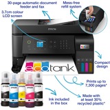 ET-4810, EcoTank Epson Fax schwarz, Scan, Kopie, LAN, WLAN, Multifunktionsdrucker USB,