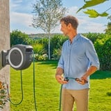 GARDENA Akku-Wand-Schlauchbox PowerRoll XL 18V P4A solo, 35 Meter, Schlauchtrommel grau/weiß, ohne Akku und Ladegerät, POWER FOR ALL ALLIANCE