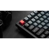 Keychron Q3 Knob, Gaming-Tastatur schwarz/blaugrau, DE-Layout, Gateron G Pro Brown, Hot-Swap, Aluminiumrahmen, RGB