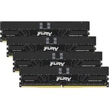 Kingston FURY RIMM 128 GB DDR5-5600 (4x 32 GB) Quad-Kit ECC, Arbeitsspeicher schwarz, KF556R28RBE2K4-128, Renegade Pro, Registred, INTEL XMP, AMD EXPO