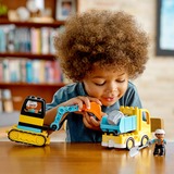 LEGO 10931 DUPLO Bagger und Laster, Konstruktionsspielzeug 