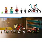 LEGO 71497 DREAMZzz Coopers Tiger-Mech und Zero's Hot Rod Auto, Konstruktionsspielzeug 
