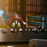 LEGO 71497 DREAMZzz Coopers Tiger-Mech und Zero's Hot Rod Auto, Konstruktionsspielzeug 