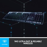 Logitech G915 LIGHTSPEED, Gaming-Tastatur schwarz, DE-Layout, GL Clicky