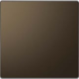 Merten Blindabdeckung System Design mit zentraler Abdeckplatte bronze, Retail