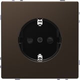 Merten Schutzkontaktsteckdose mit Schraub-Liftklemmen bronze, Retail