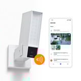 Netatmo Außenkamera mit Alarmsirene, Überwachungskamera weiß