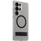 PanzerGlass Kickstand Case, Handyhülle transparent/schwarz, Samsung Galaxy S25 Ultra, QI-kompatibel