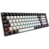 Sharkoon SKILLER SGK50 S2, Gaming-Tastatur weiß, BE-Layout, Gateron Yellow
