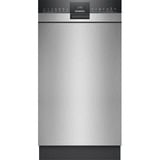Siemens SR43ES24ME IQ300 , Spülmaschine schwarz/edelstahl (gebürstet), 45 cm, Home Connect
