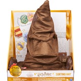 Spin Master Wizarding World Harry Potter - Interaktiver Sprechender Hut, Rollenspiel braun, Mit Sound