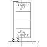 Theben TR 612 top3, Zeitschaltuhr mit Wochenprogramm, 2 Kanäle