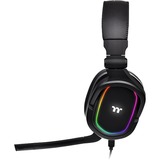 Thermaltake Argent H5 RGB 7.1, Gaming-Headset schwarz, Klinke