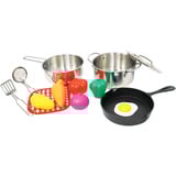 VEDES SpielMaus Küche Edelstahl Topfset, 13-teilig, Topf-Set 