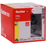 fischer Porenbetondübel FFA 10 S hellgrau, 15 Stück, mit Schraube