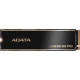 ADATA LEGEND 900 Pro 2 TB, SSD schwarz/gold, PCIe 4.0 x4, NVMe 1.4, M.2 2280