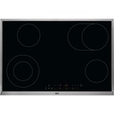 AEG HK834060XB, Autarkes Kochfeld schwarz/edelstahl, 80 cm