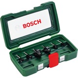 Bosch Heimwerken & Garten Wolfram-Carbide-Fräser-Set, 6-teilig 6mm-Schaft